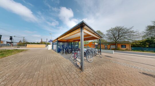 360° Touren durch Fahrradparkhäuser