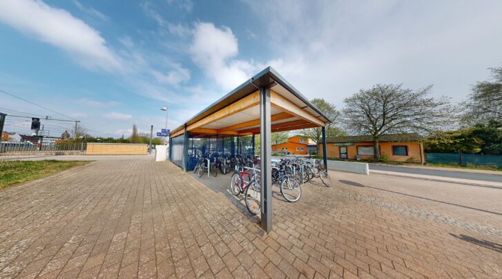 B&R Anlage Heide - Seitliche Ansicht